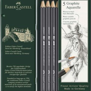 Crayons graphites aquarellables