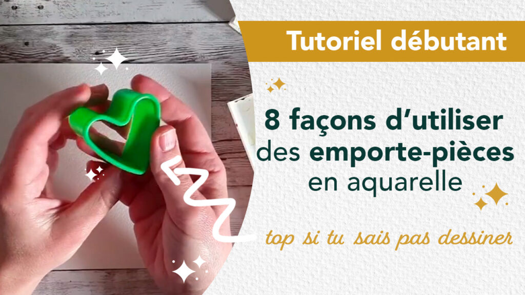 minature de vidéo sur l'utilisation d'emporte pièce en aquarelle