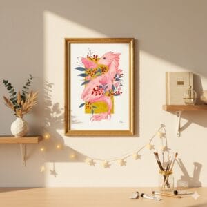 Gardien des Flammes Eclipsées - Dragon aquarelle