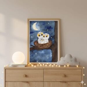 Sous les Ailes de la Nuit Étoilée - Les chouettes chouettes