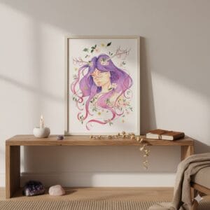 Illustration aquarelle : Volvä du Printemps